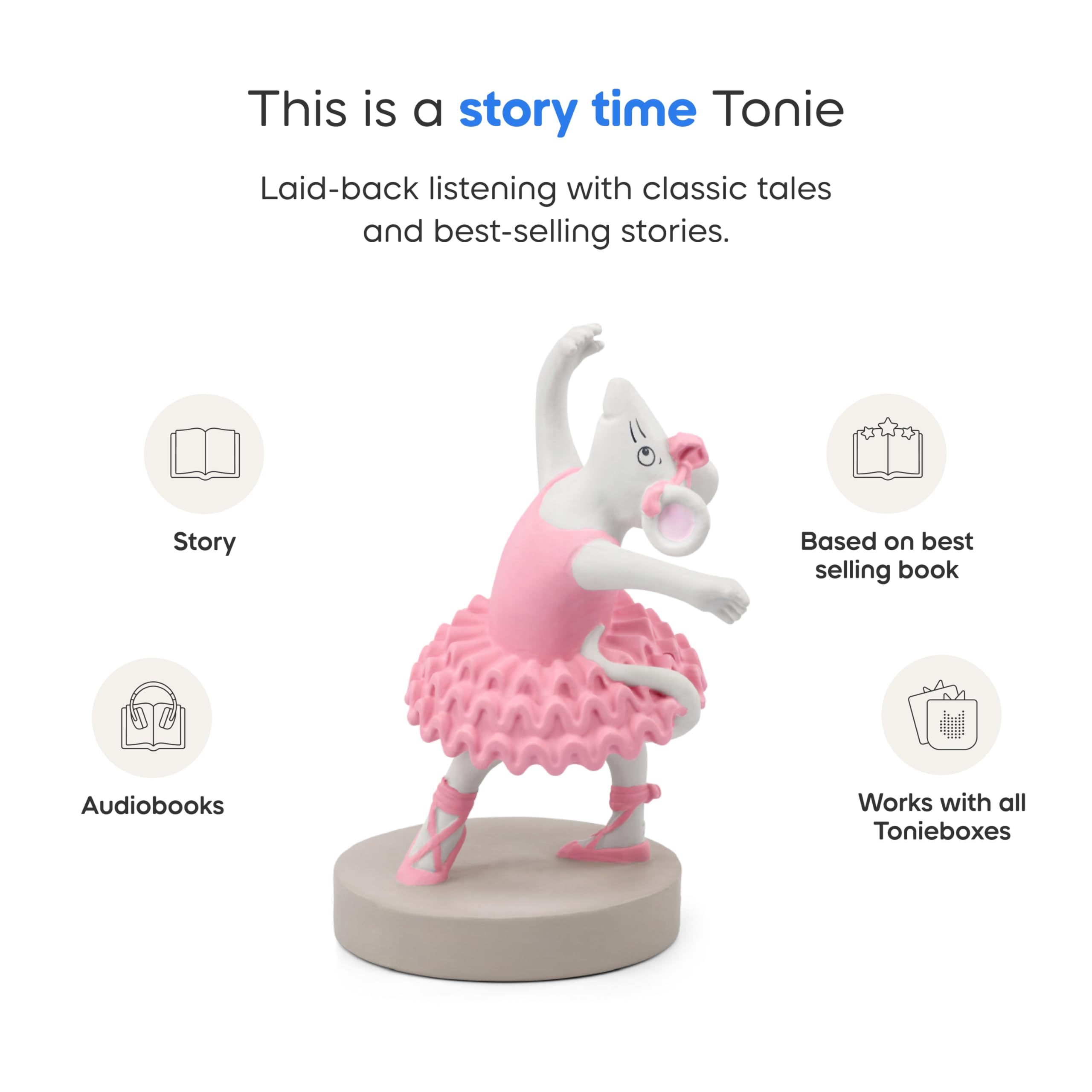 Amazon.com: Tonies Angelina Ballerina & More Audio Toy Figurine